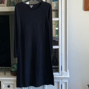 J.Jill size Medium black sweater dress